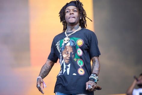 J.I.D performs at Lollapalooza 2019